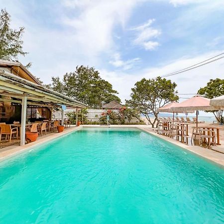 Bungalow Cafe Gili Beachfront Gili Meno Exterior foto
