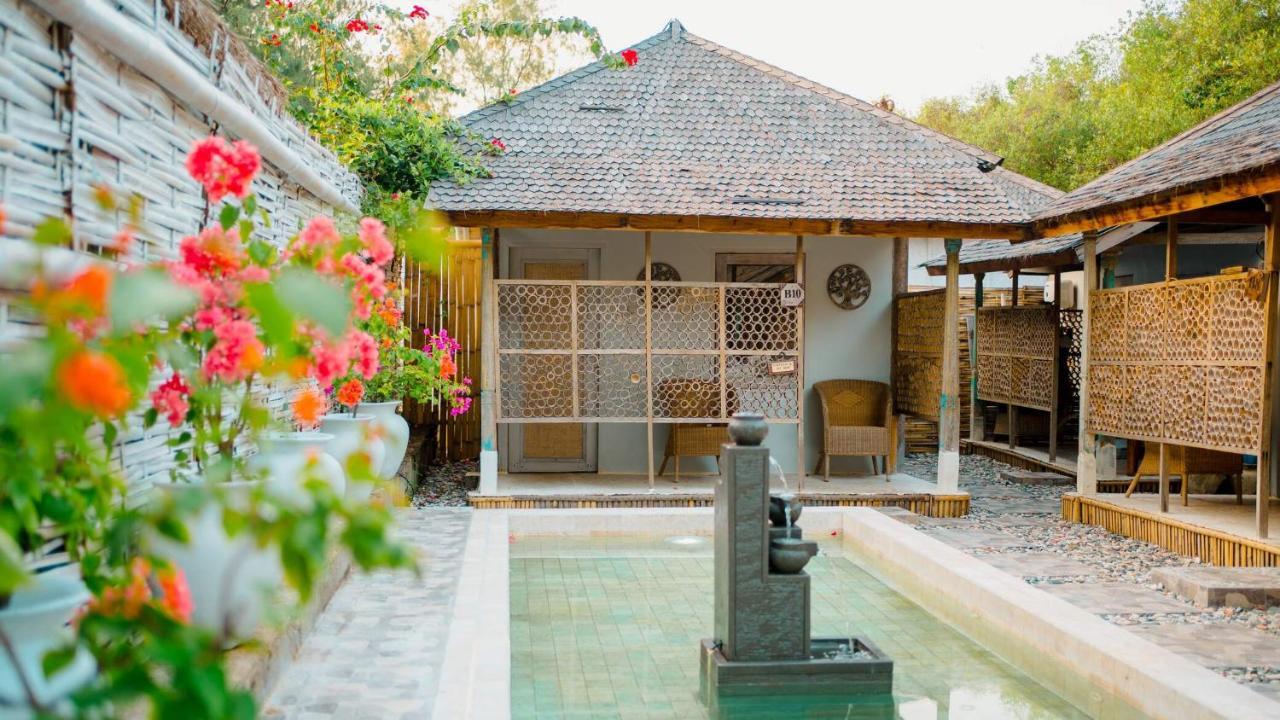 Bungalow Cafe Gili Beachfront Gili Meno Exterior foto
